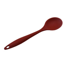 HEAT RESISTANT SILICONE BASTING SPOON NON-STICK SPOON HYGIENIC SOLID COATING COOKWARE KITCHEN TOOLS (27CM) - dailyneed.life