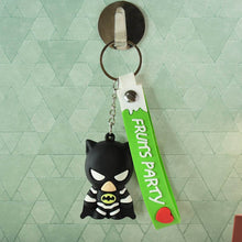 Cute Cartoon Silicone 3D Key Chain with Metal Hook & Strap (Pack of 1) - dailyneed.life