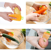 Vegetable Scrubbing Brush, Vegetable Scrubber Non‑Toxic Fruit Brush Carrot Shape Vegetable Brush for Potato for Vegetable - dailyneed.life