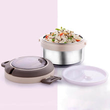 Ganesh Tiara 400ml Stainless Steel Insulated Lunch Box with Leakproof Lid & Folding Spoon - dailyneed.life