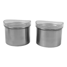 Multipurpose Stainless Steel Airtight Containers with See Through Lid (2 Pc / 500 ML) - dailyneed.life