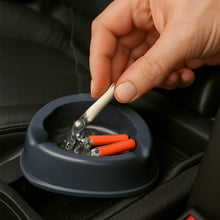 Oblivion Durable Plastic Ashtray with Wide Bowl and Triple Cigarette Holder Slots (1 pc) - dailyneed.life