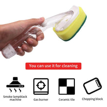 Liquid dispensing Scrub widely used for washing and cleaning utensils and all kitchen stuff to make them again clean and shiny. - dailyneed.life