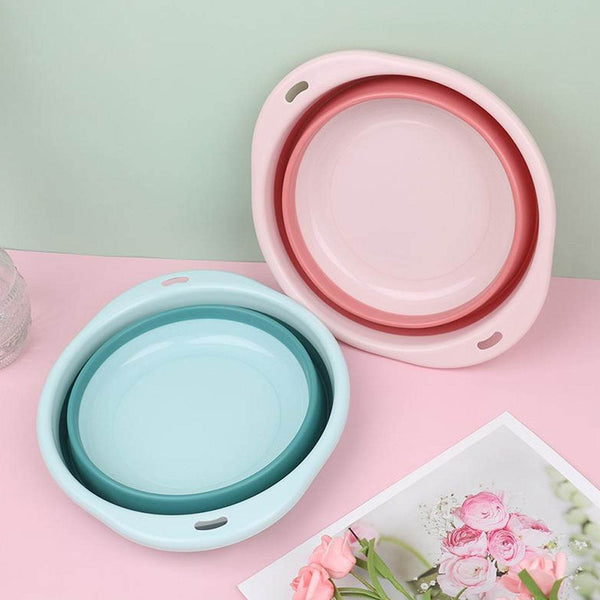 Portable Collapsible Tub with Hanging Hole - dailyneed.life