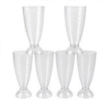 Supermom Transparent Plastic Milkshake Glass Set (400ML / 6 Pc) - dailyneed.life