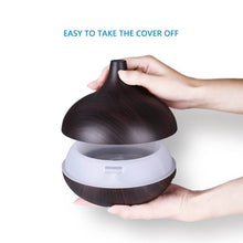 Aromatherapy Humidifier with 7 Colourful LED Light Change (500 ML Capacity / Without Remote) - dailyneed.life