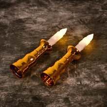 2pcs LED Candle Light Candles Flameless Lamp Indoor Window Decoration Wedding Party Decor Light, Diwali - dailyneed.life