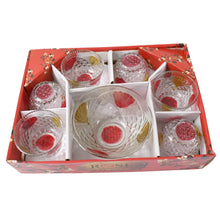 Rose glass Multipurpose Pudding / Dessert / Ice Cream Bowl Set for Home use, Home & Kitchen Serving Bowl for Sundae, Sweets, Snacks, Fruit, Pudding, Nuts or Dip, Serving Bowls 6 Medium & 1 Big Bowl (Set of 7 pc) - dailyneed.life