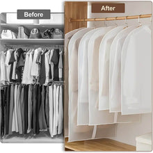 Foldable Non Woven Men's Coat Blazer Suit Cover (80×60 CM / 1 Pc / White Side Chain Suit Cover) - dailyneed.life