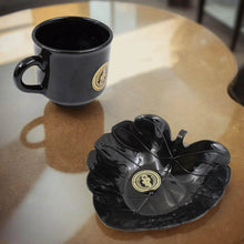 A One Ceramic Tea / cups / Mug Set With Leaf Shape Serving Bowl (8 Pcs set) - dailyneed.life