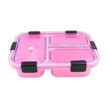 Plastic 3 Compartment Insulated Lunch Box, Lunch Box (1 Pc) - dailyneed.life