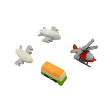 Vehicle Pattern Eraser School Stationery Use Eraser (4 Pc Set) - dailyneed.life