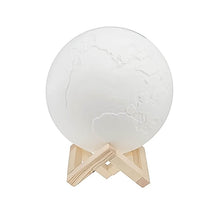 3D Moon Night Lamp with Stand (Color Box / White & Yellow Light / 1 Pc) - dailyneed.life