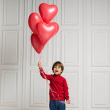 Heart shaped balloons Kinds of Rainbow Party Latex Balloons for Birthday / Anniversary / Valentine's / Wedding / Engagement Party Decoration One Color (20 Pcs Set) - dailyneed.life
