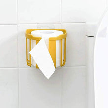 Toilet Paper Holder Bathroom, Tissue Roll Wall Mounted Plastic Bathroom Toilet Paper Roll Holder, Tissue Holder with Storage and Dispenser for Bathroom, Kitchen, Washroom | 14 x 13.5 x 11 Cm - dailyneed.life