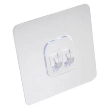 Household Self Adhesive Wall Hooks, Punch-Free Wall-Mounted Hook, Seamless Transparent No Nails Drill Waterproof Hooks for Bathroom, Kitchen, Home (1 Pc) - dailyneed.life
