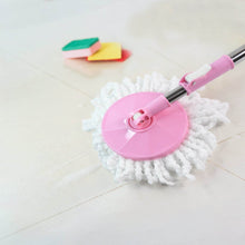 Home Cleaning Stainless Steel 360° Rotating Pole - Microfiber Mop with Adjustable Rod Stick Mix Color) - dailyneed.life