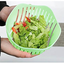 2 In 1 Salad Cutter Bowl with Lemon Squeezer Citrus Juicer (1 Pc) - dailyneed.life