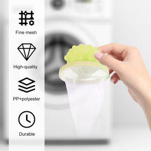 Reusable Washing Machine Floating Cylindrical Shape Lint Mesh Bag ( 1 Pc) - dailyneed.life
