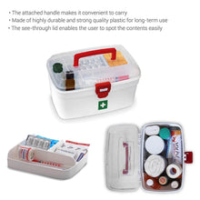Medical Storage Box with Detachable Tray & Handle - dailyneed.life
