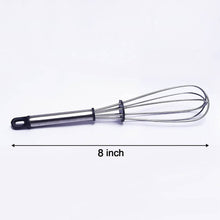 Stainless Steel Wire Whisk,Balloon Whisk,Egg Frother, Milk & Egg Beater (8 inch) - dailyneed.life