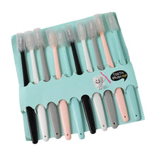 Kids Adults Ultra Soft-bristled Toothbrush With Cover (10 Pcs Set) - dailyneed.life