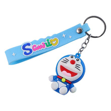 Cute Cartoon Silicone 3D Key Chain with Metal Hook & Strap (Pack of 1 / Mix Design) - dailyneed.life