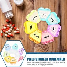 7-Day Round Weekly Pill Organizer Box (1 Pc) - dailyneed.life