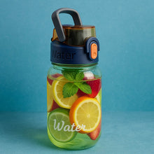 Green Leak-Proof Portable Fruit Infuser Water Bottle Approx 600ML (1 Pc) - dailyneed.life