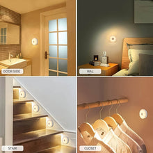 8 LED Night Lights With USB Charging & Double-Sided Adhesive Pads (1 Pc) - dailyneed.life