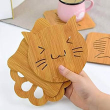 Square Bamboo Wood Table Place mat Hot Pot Cup Mat Tea Coaster(14×14 Cm / 1 Pc) - dailyneed.life