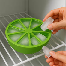 Lemon Shape Flexible Silicone Ice Cube Tray – 8-Slot Round Ice Mold (1 Pc) - dailyneed.life