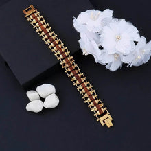 Golden Modern Rudraksha Bracelet (1 Pc) - dailyneed.life