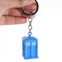 Police Booth Box Shape 3 D Metal Keychain (1 Pc) - dailyneed.life
