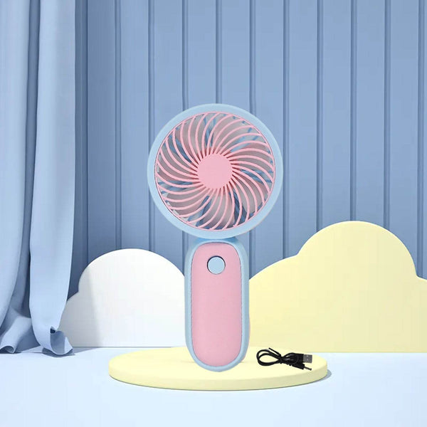 Mini Handheld Fan Portable Rechargeable Mini Fan Easy to Carry, for Home, Office, Travel and Outdoor Use (Battery Not Include) - dailyneed.life