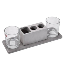 2 Wine Glasses & Marble Holder - Attractive Design for Hotels & Cafes - dailyneed.life