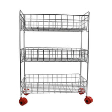 3-Tier Stainless Steel Kitchen Trolley , Fruit & Vegetable Rack - dailyneed.life