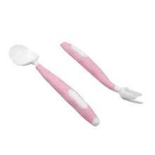 Silicone Bendable Kids Spoon & Fork Set – Toddler Self-Feeding Utensils (2 Pc Set) - dailyneed.life