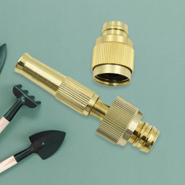 water spray nozzle for water pipe booster nozzle for car wash nozzle with high pressure water adjustable brass nozzle water spray gun for gardening watering tools - dailyneed.life