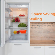 Reusable Expandable Pizza Storage Container with 5 Microwavable Trays – Adjustable for Home & Outdoor Use - dailyneed.life