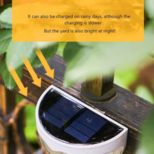 6 LED Solar Powered Wall Mount Fence Light with Honeycomb Shade Design (2 Pc Set) - dailyneed.life