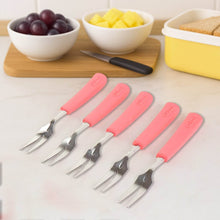 Premium Stainless Steel Fruit Fork Set – 10 Pieces with Soft Non-Slip Handle - dailyneed.life