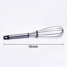 Stainless Steel Wire Whisk,Balloon Whisk,Egg Frother, Milk & Egg Beater (10 inch) - dailyneed.life