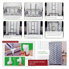 Big 8 Compartment Portable and Collapsible Wardrobe Racks (1 Set) - dailyneed.life