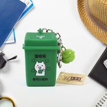 Trash Can Keychain Recycle Can Keyring Novelty Keychain Garbage Classification keyholder for and Adults - dailyneed.life
