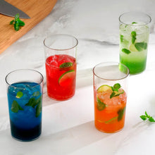 Round Clear Plastic Water Glass Juice Beer Wine Plastic Unbreakable Transparent Glass Set ( 300ml 6pc ) - dailyneed.life