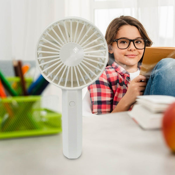 Mini Portable Rechargeable Fan – Lightweight & Easy to Carry (1 Pc | Battery Not Included) - dailyneed.life