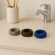 Tyre Shape Hair Rubber Bands Pack of 3 (Multicolour), Hair accessories - dailyneed.life