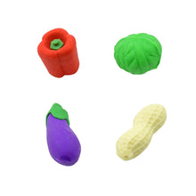 Mini Cute Vegetable & Fruit Erasers (4 Pc): Pencil Rubbers for Kids - dailyneed.life