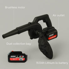 Multi-Purpose Home and Garden Air Blower Kit with Collection Bag for Easy Cleaning - dailyneed.life